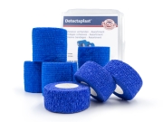 Detectaplast cohesive bandage blue assorted 3 dimentions